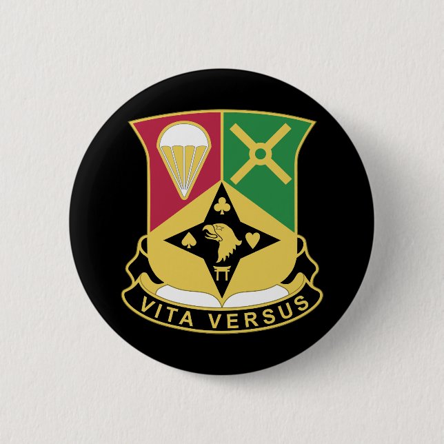 DUI - 101. Im Flugzeug Division Sustainment Brigad Button (Vorderseite)