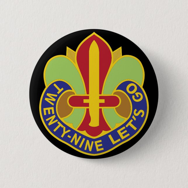 DUI - 29. Infanterieabteilung Button (Vorderseite)