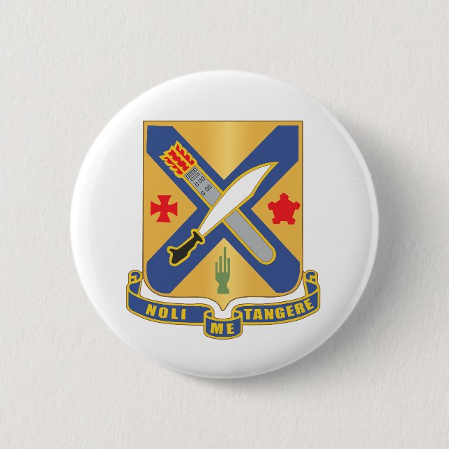 DUI - 2. Infanterie-Regiment ohne Text Button (Vorderseite)