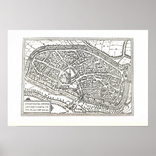 Duisburg: 1666 poster (Vorne)