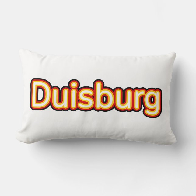 Duisburg Deutschland Lendenkissen (Vorderseite)