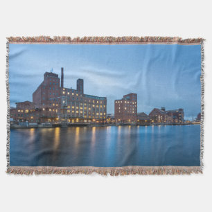 Duisburg Germany Throw Blanket Decke