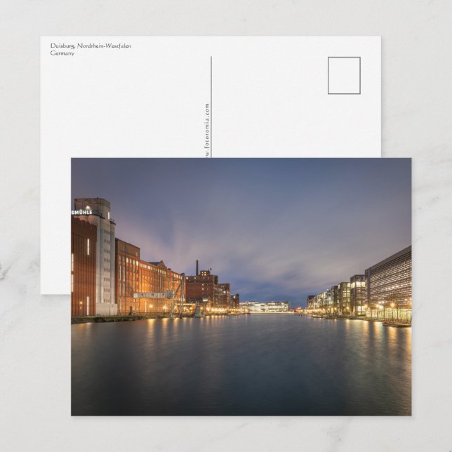 Duisburg Postkarte (Vorne/Hinten)