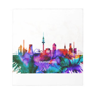 Duisburg Skyline Notizblock