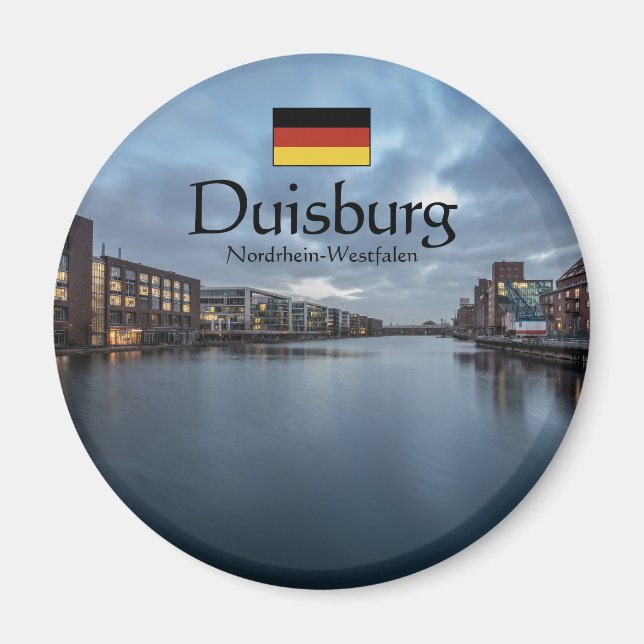 Duisburg Souvenir Magnet (Vorne)