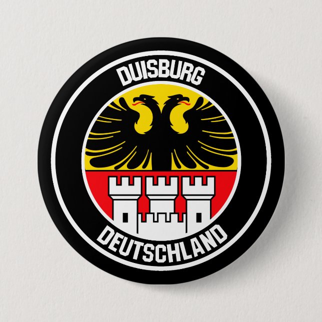 Duisburger RundEmblem Button (Vorderseite)