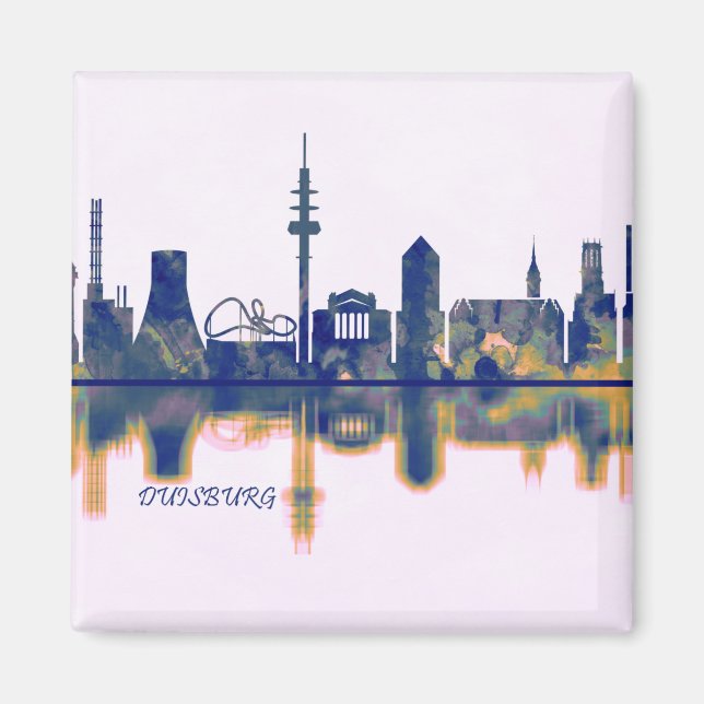 Duisburger Skyline Magnet (Vorne)