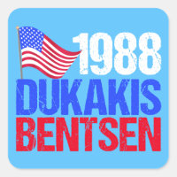 Dukakis Bentsen Retro-Wahl 1988