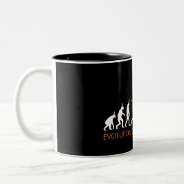 Duke of Wellington's Glasgow Traffic Cone Hat Zweifarbige Tasse
