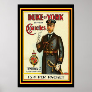 Duke of York Cigarette Poster 13 x 19