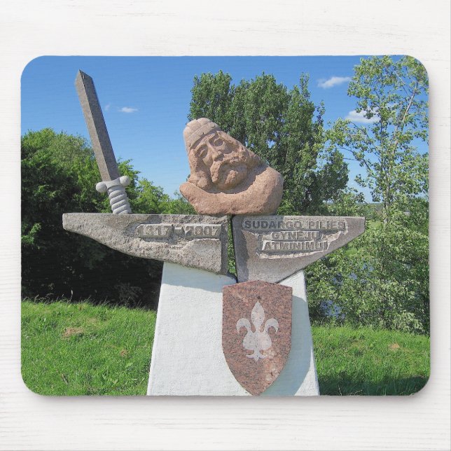 Duke Sudargas Castle Mounds- LITHUANIA Mousepad (Vorne)