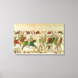 Duke William Exhorts Truppen Leinwanddruck