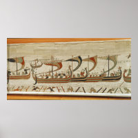 Duke William und seine Flotte überqueren den Kanal