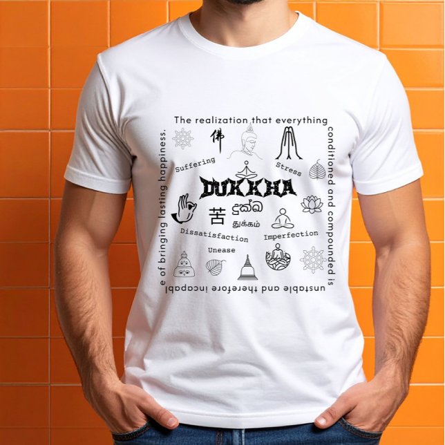 Dukkha: The First Nobel Truth Doodle  T-Shirt (Von Creator hochgeladen)