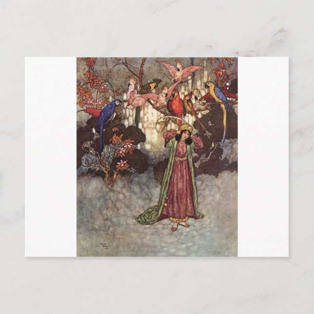 Dulac's Beauty and the Beast Postkarte (Vorderseite)