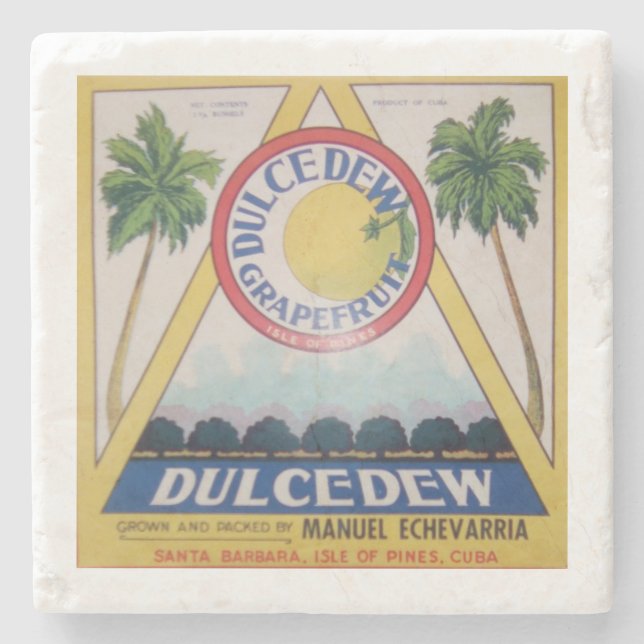 Dulce Dew Marmor Untersetzer (Vorderseite)