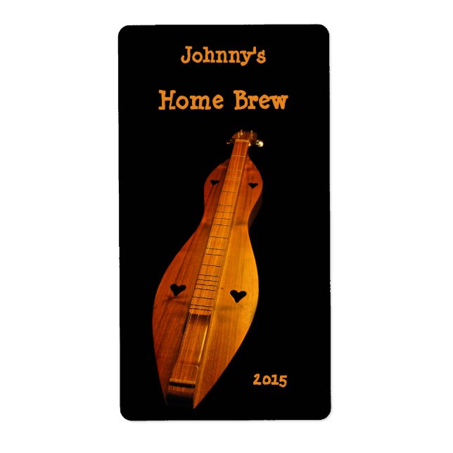 Dulcimer Beer Label (Vorne)