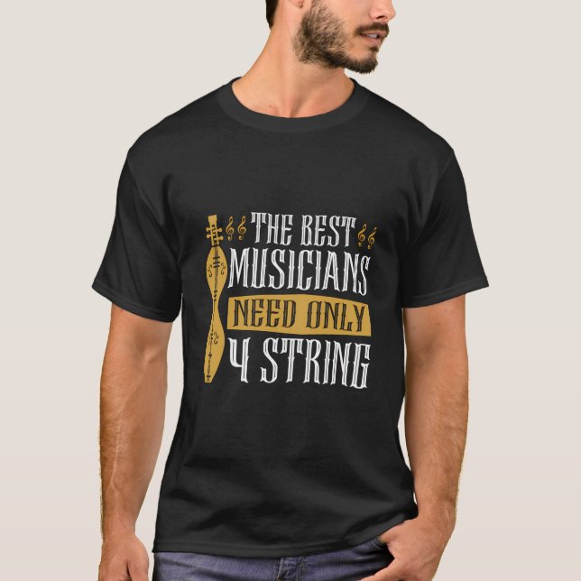 Dulcimer Best Musican 4 String Mountain Dulcimer A T-Shirt (Vorderseite)