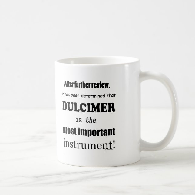 Dulcimer das wichtigste Instrument Kaffeetasse (Rechts)