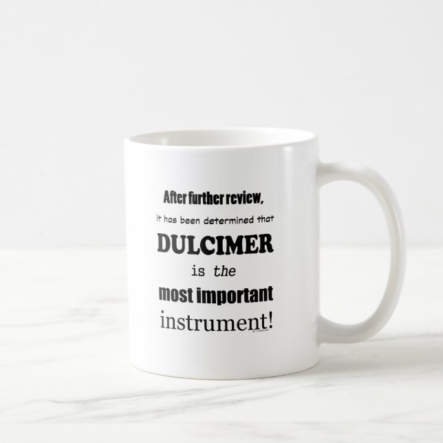 Dulcimer das wichtigste Instrument Kaffeetasse (Rechts)