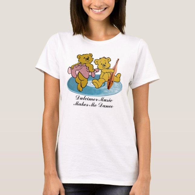 DULCIMER-MUSIK MACHT MICH DANCE-T-SHIRT T-Shirt (Vorderseite)