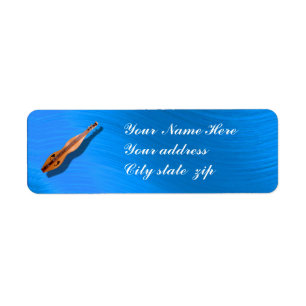 DULCIMER-RETURN ADRESSEN-ETIKETT