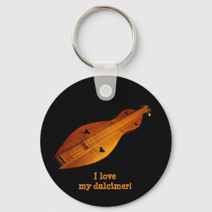 Dulcimer-Schlüsselanhänger Schlüsselanhänger