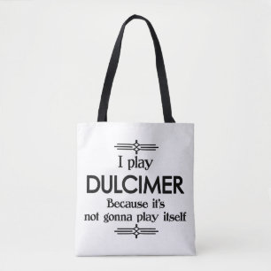 Dulcimer - Spielen Sie sich selbst Funny Deko Musi Tasche