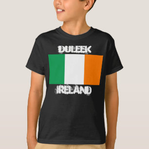 Duleek, Irland mit irischer Flagge Boys T-Shirt