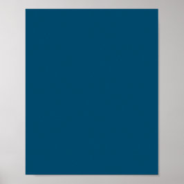 Dull Blue, Dusky Blue, Faded Jade, Poster