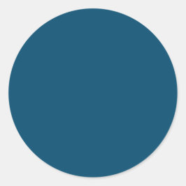 Dull Blue, Dusky Blue, Faded Jade, Runder Aufkleber
