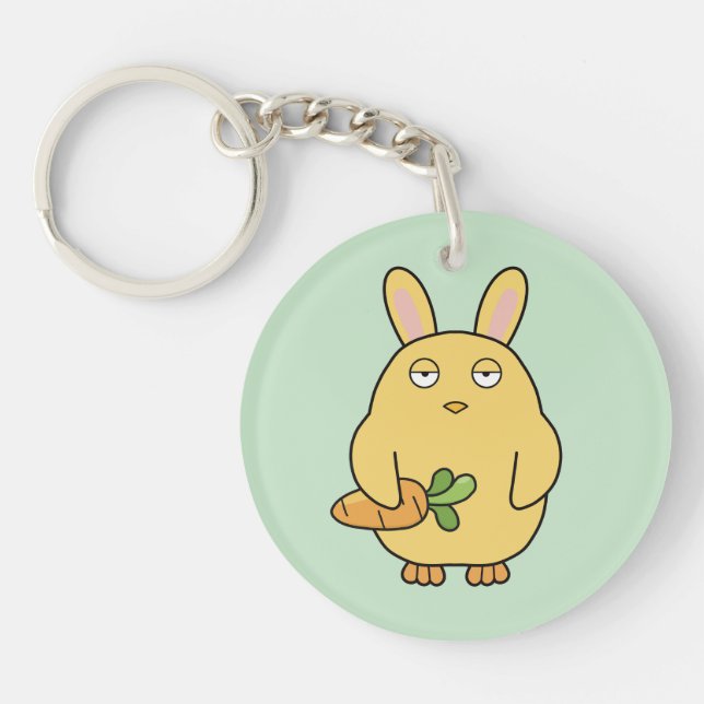 Dull Chick, Floppy Ohren Schlüsselanhänger (Vorderseite)