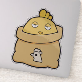 Dull Chick, Volltasche Aufkleber