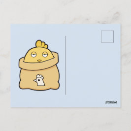 Dull Chick, Volltasche Postkarte