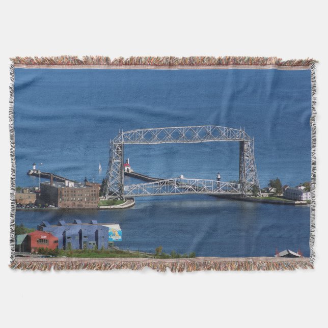 Duluth Air Lift Bridge werfen Decke (Vorderseite)