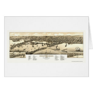 Duluth, carte panoramique de manganèse - 1883