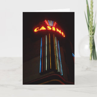 "Duluth CASINO Lights" Geburtstagskarte Karte