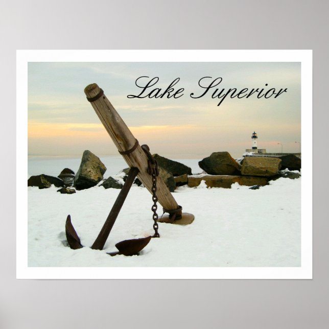 Duluth Harbour Anchor Lake Superior Poster (Vorne)