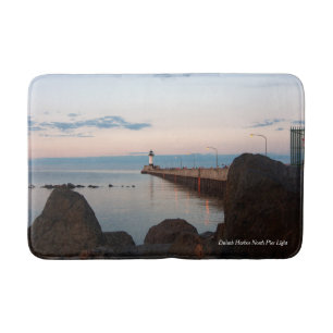 Duluth Harbour North Pier Light Bath mat Badematte