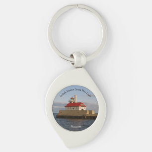 Duluth Harbour North Pier Light Metal Schlüsselket Schlüsselanhänger