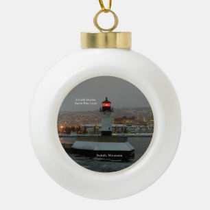 Duluth Harbour North Pier Light Ornament
