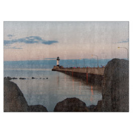 Duluth Harbour North Pier Light Schneidebrett