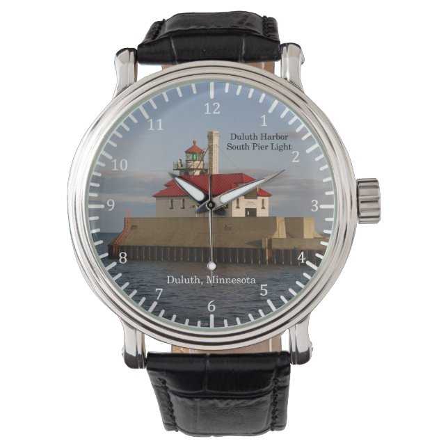 Duluth Harbour South Pier Light watch Armbanduhr (Vorderseite)
