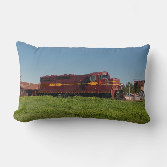 Duluth Mesabi Eisenbahn-Lokomotive 312 Lendenkissen (Vorderseite)