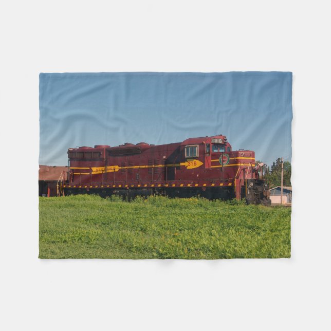 Duluth Mesabi Iron Range Eng 316 Fleece Decke (Vorderseite (Horizontal))