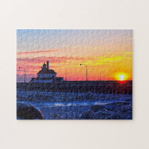 Duluth Minnesota Leuchtturm Sonnenaufgang
