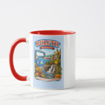 Duluth, Minnesota Souvenir-Kaffeetasse North Shore