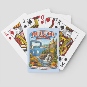 Duluth, Minnesota Souvenir Poker Karten Spielkarten