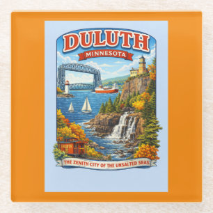 Duluth Minnesota Souvenir Untersetzer – Lake Super
