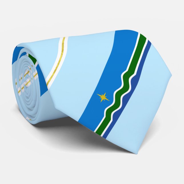 Duluth (Minnesota) Stadtflagge Neck Tie Krawatte (Gerollt)